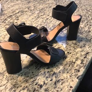 Block Heel Strappy Sandals